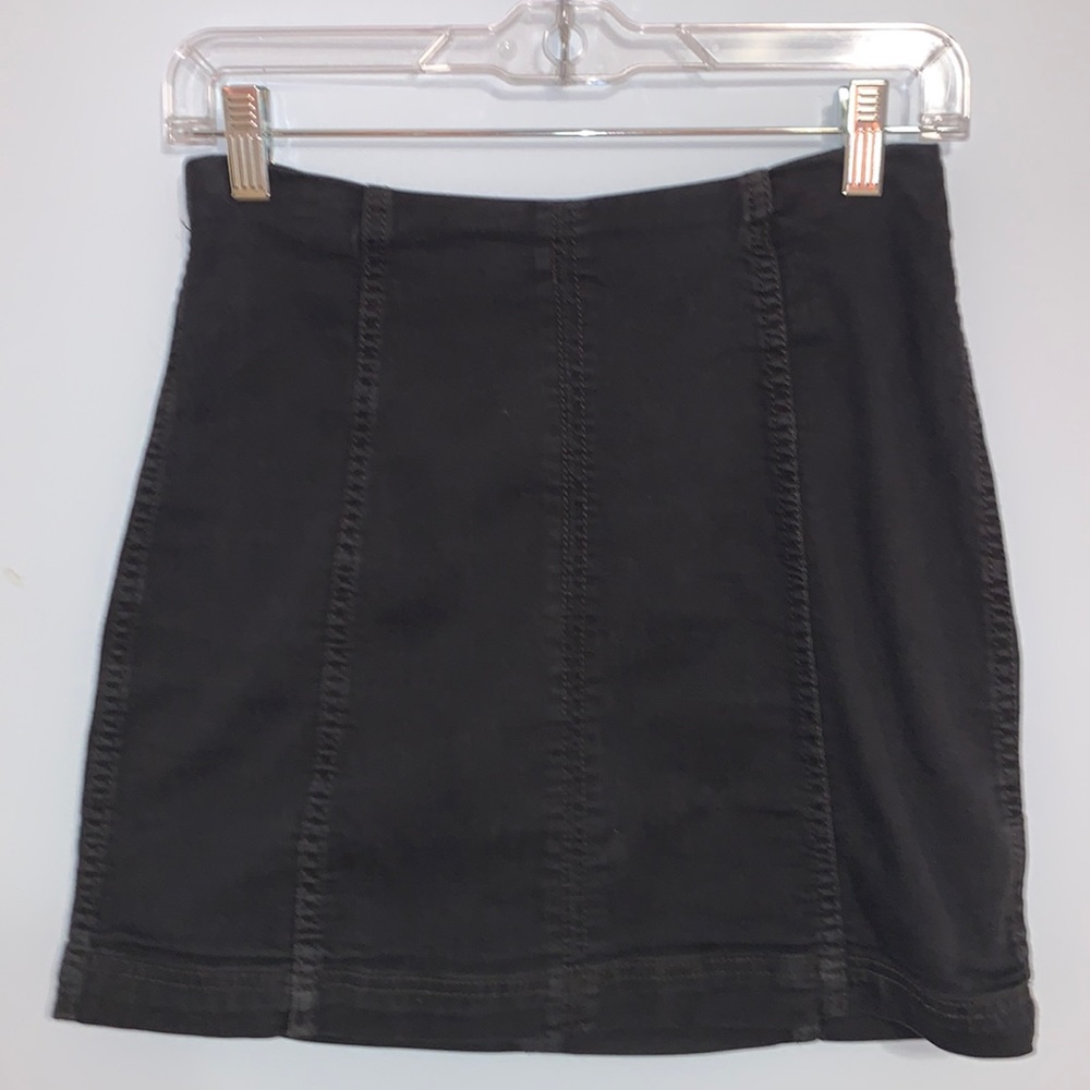 Free People Jean Skirt